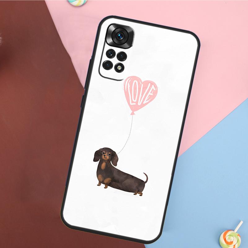 Dachshund Dog Case For Redmi Note 12 Pro 8 9 10 11 Pro Note 9S 10S 11S 8T Redmi 10 12C 9C 10A 10C Cover