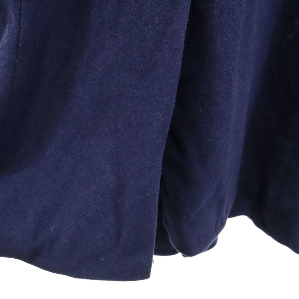 US AIR FORCE 50s Vintage Wool Blend Wool coat 35XS blue Military Overcoat Men's Used