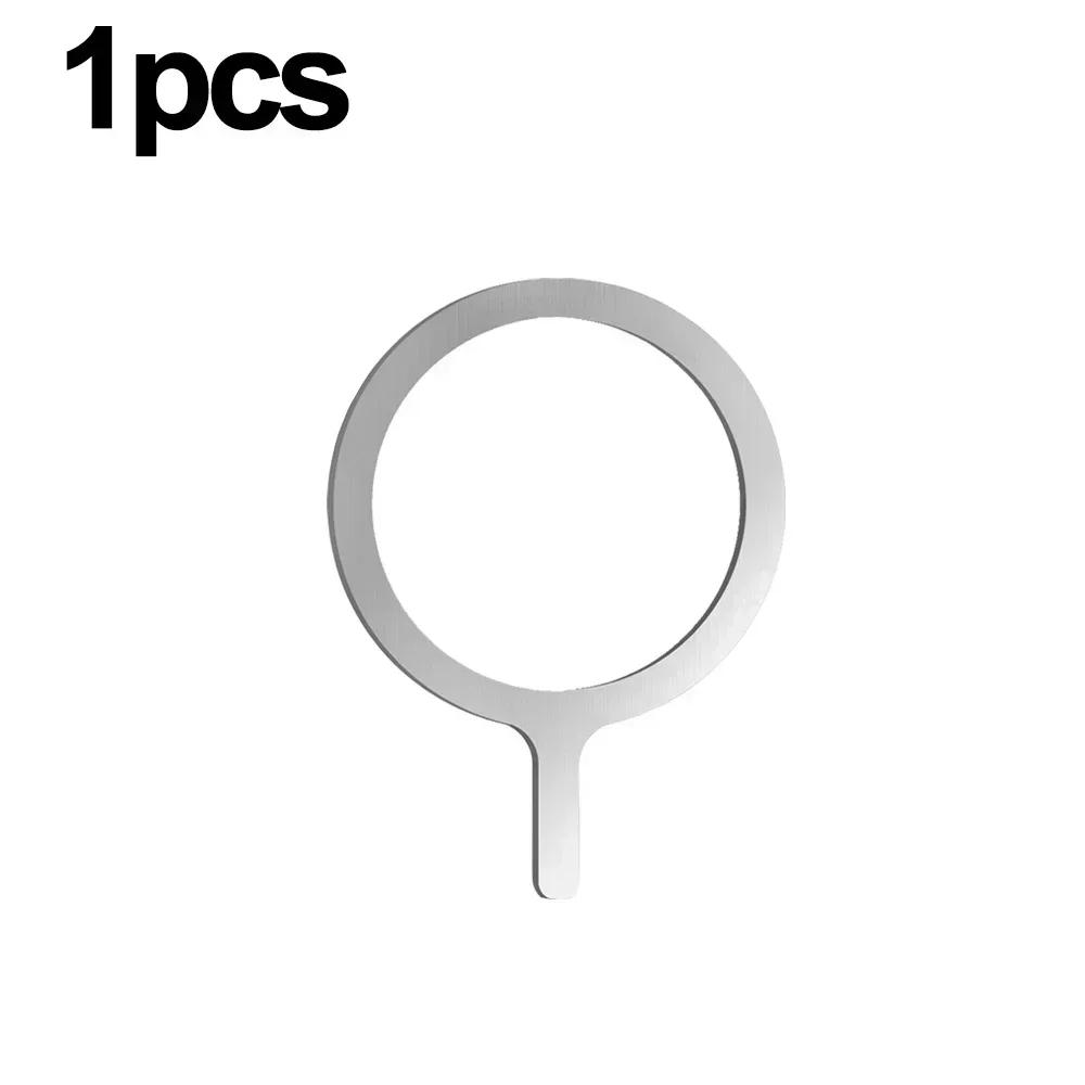 

Самоклеящееся металлическое кольцо Наклейка из листового железа для чехла Apple iPhone Магнитное кольцо для беспроводной зарядки Magsafe для iPhone 16/15/14/13