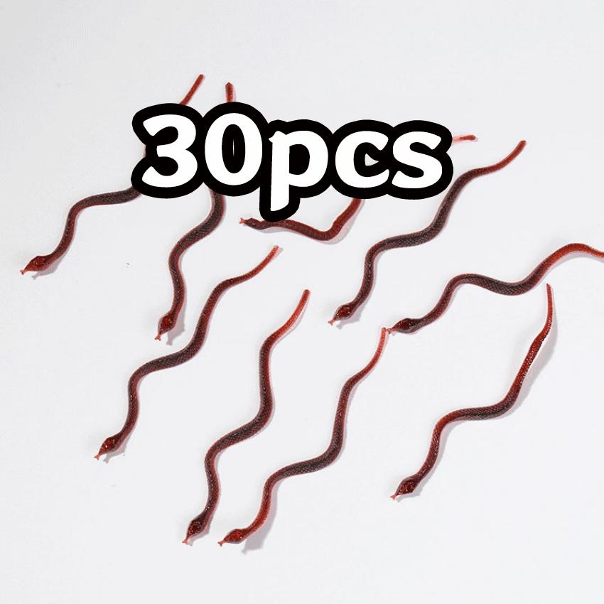 50Pcs Realistic Bugs Funny Toy Fake Cockroach Novelty Insects Halloween Prank Simulation Tricky Disgusting Scary Party Supplies
