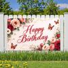 Large Size Birthday Decor Outdoor Banner Birthday Banner for Outdoor Celebration Birthday Party Kids Party