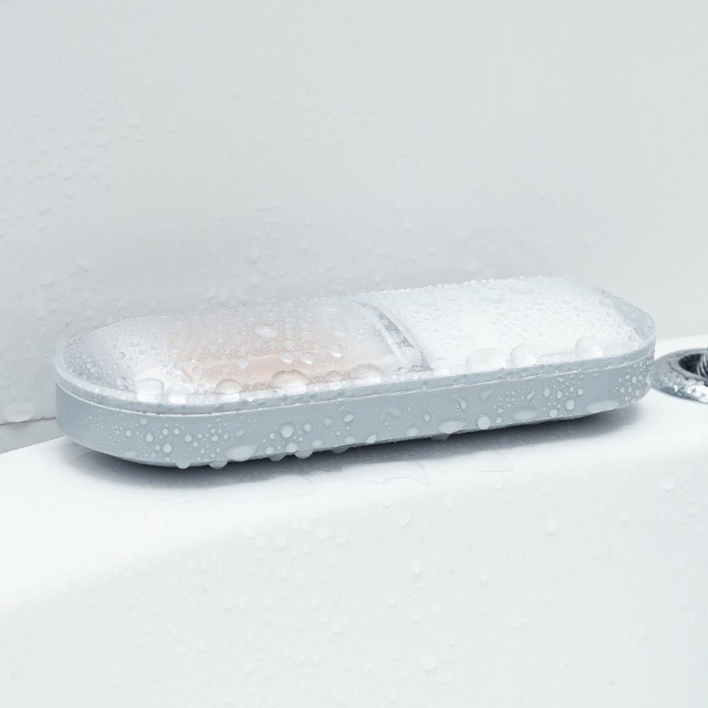 2Pcs Plastic Cotton Pad Storage Box Lightweight Jewelry Box Portable Cotton Swab Storage Box  Swabs