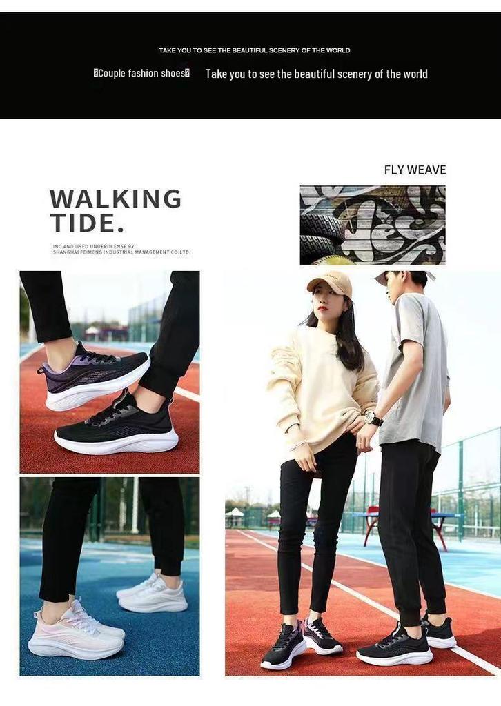 Scarpe da Corsa da Donna in Rete Traspirante Ultraleggere - Antiscivolo, Resistenti all'Usura, Sneakers Versatili per Primavera/Estate
