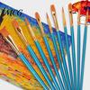 Kids Painting Brush Set Face Paint Set, Watercolor Acrylic Oil Kit, Aluminum Ferrule Brushes Nylon Hair for Artist, Body Canvas Art Supplies