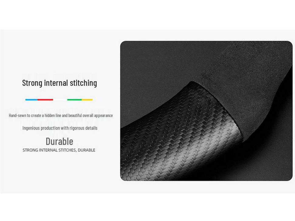 Custom Carbon Fiber & Suede Steering Wheel Covers for 2019-2022 Jetta VS5/VA3/VS7