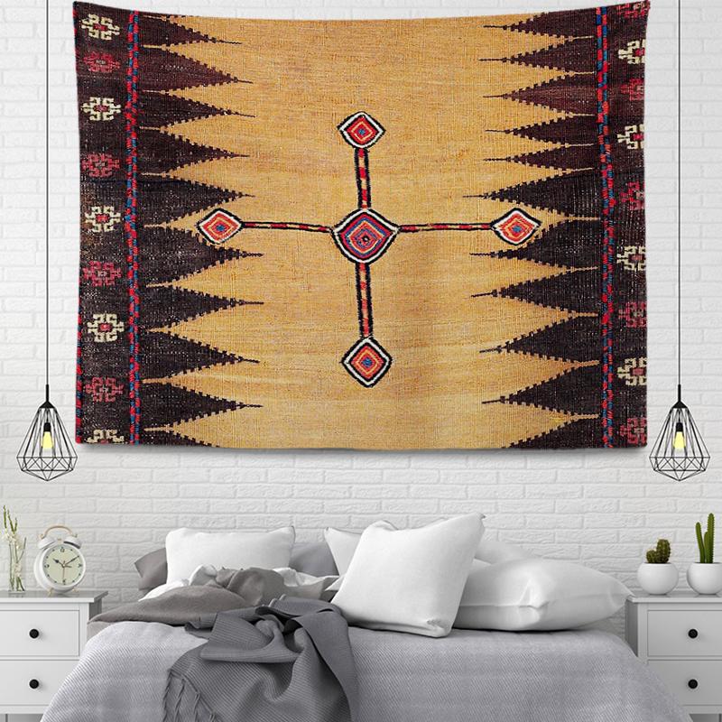 Home decoration Wall tapestry aesthetic room boho accessories wall hanging fabric autumn mandala decor vintage Morocco Bedroom