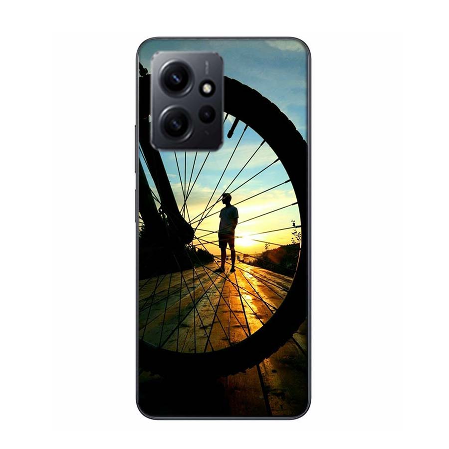 Beautiful Sunset and My Bicycle Phone Case For Redmi Note 13 5G 14 Pro Plus Redmi 12 12C 13C 14C 10 10A 10C 9 9C 9T 9A 8 8A K70