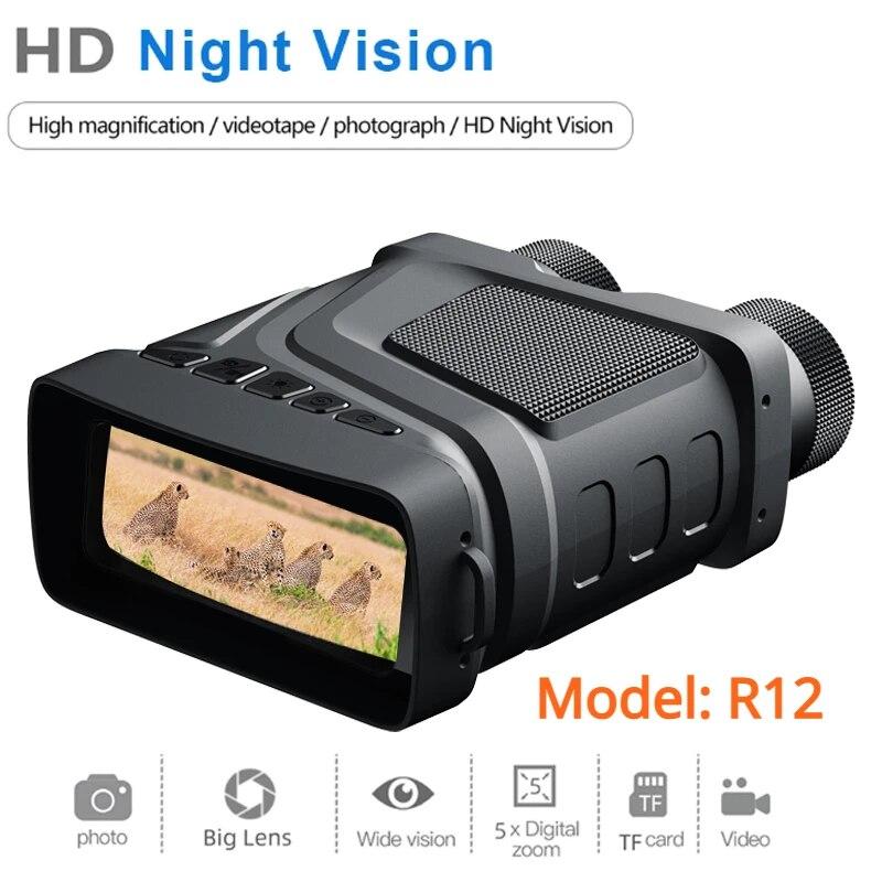 Buy R12 Binoculars Night Vision Device Infrared 1080P HD 5X Digital ...