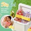 Ice Cube Molds & Trays, 2026 New 2-in-1 Ice Cube Bottle with Straw, Easy Press Ice Tray Water Bottle, Leak Proof Lid, Vertical Ice Maker