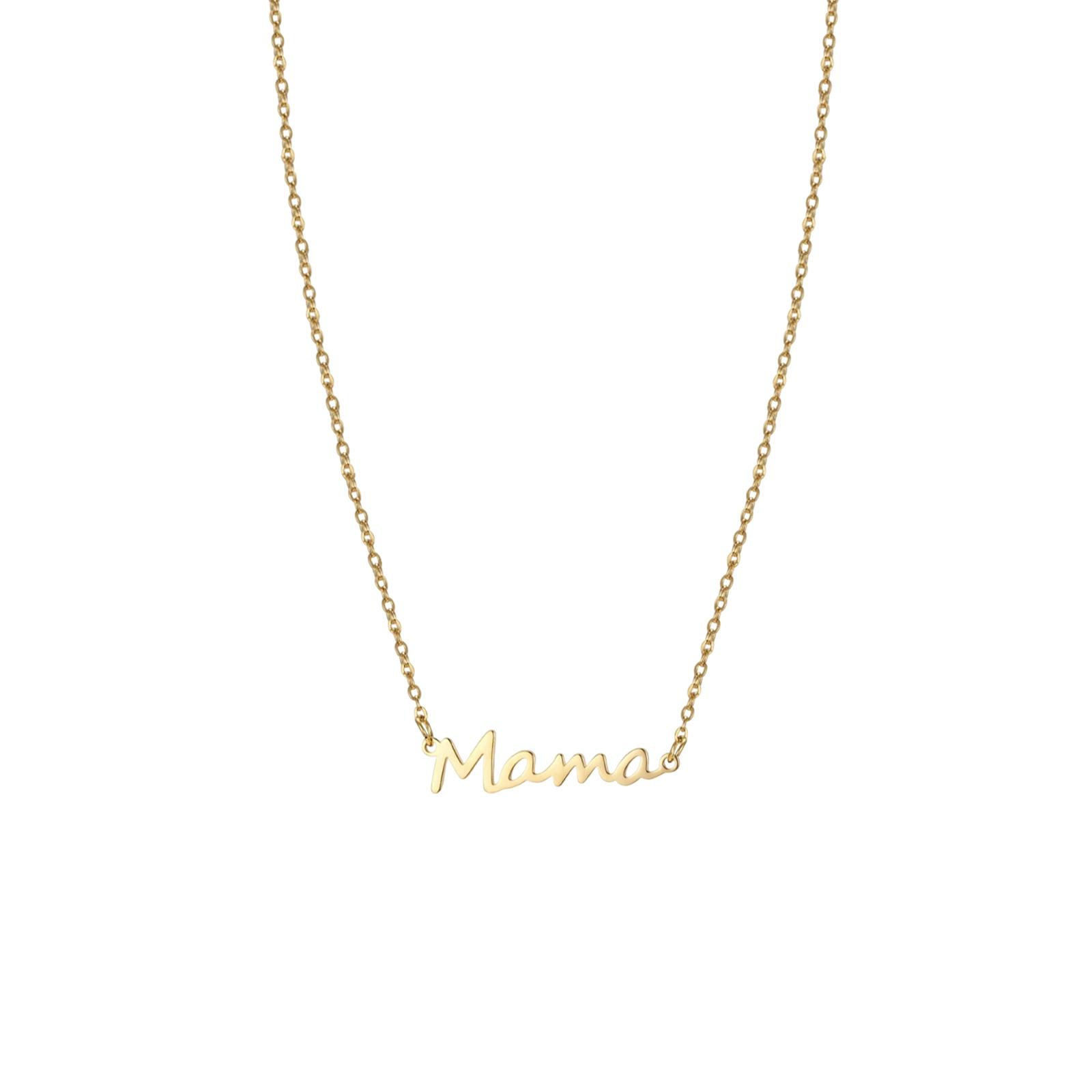 

Mama Necklaces For Women, Gifts For Mother, Plated Dainty Necklace Non Tarnish Jewelry, Gifts For New Mom One Size золотой