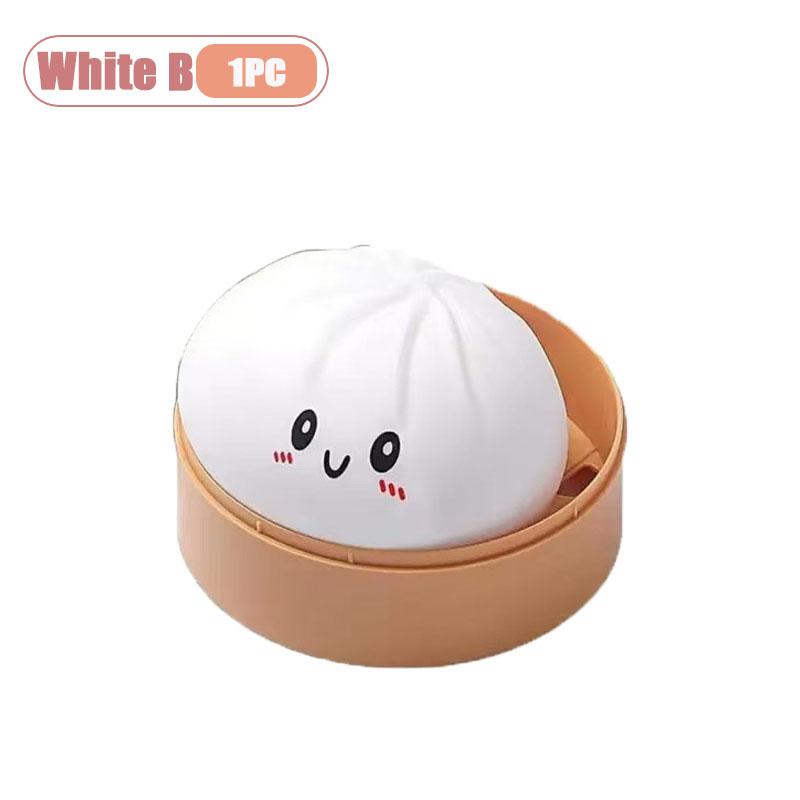 

Slow Rising Simulated Bun Squeeze Stress Ball Cute Soft Decompression Portable Funny Food Shape Desk Decor for Office Home Gift