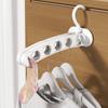 8-hole Design Foldable Hanger Plastic Clothing Hangers New Clothes Drying Rack  Indoor Use