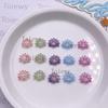 50pcs Mix Resin Colorful Mini Kawaii Cartoon Fox Art Nail Flatback Stone Applique DIY Wedding Scrapbook Decor Crafts Accessories