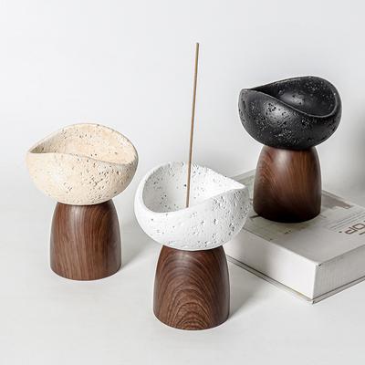 Resin Incense Burner Stick Holder Line Incense Plate Sandalwood Coil Base Temples Yoga Studios Home Decoration Plate Gift