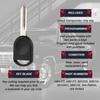 Replacement 80 Bit Transponder Ignition Car Key, Set of 2