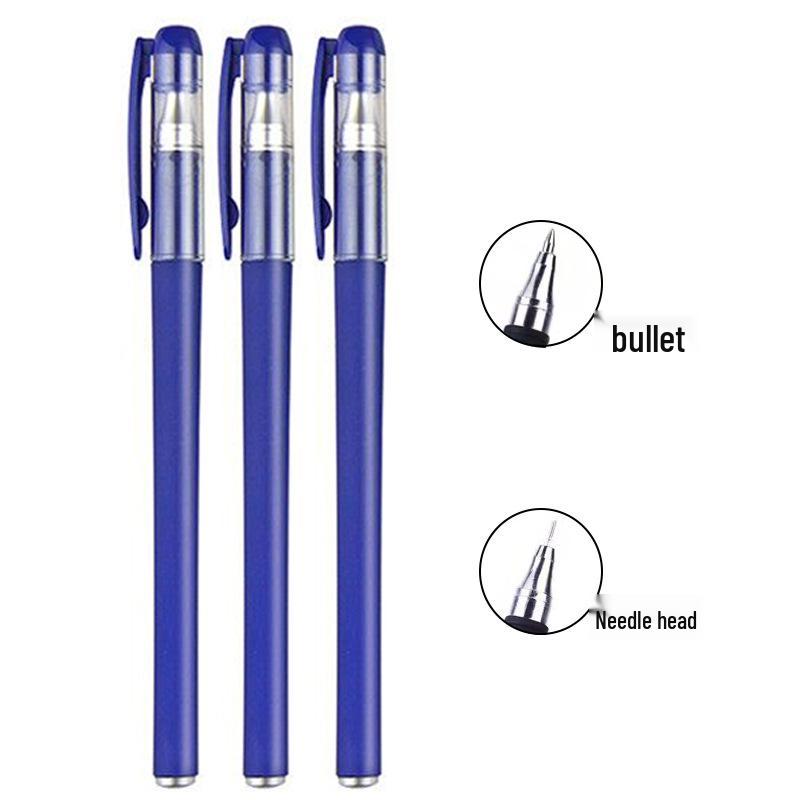 Exam Office Neutral Frosted Carbon Pen GP380, 0.5 Bullet Tip for Business Signatures & Student Use.