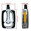Retro Aluminum Alloy Bicycle Pedals Safety Reflective Strips Bike Pedals Durable Non-Slip Road Bike Pedals Outdoor Sports