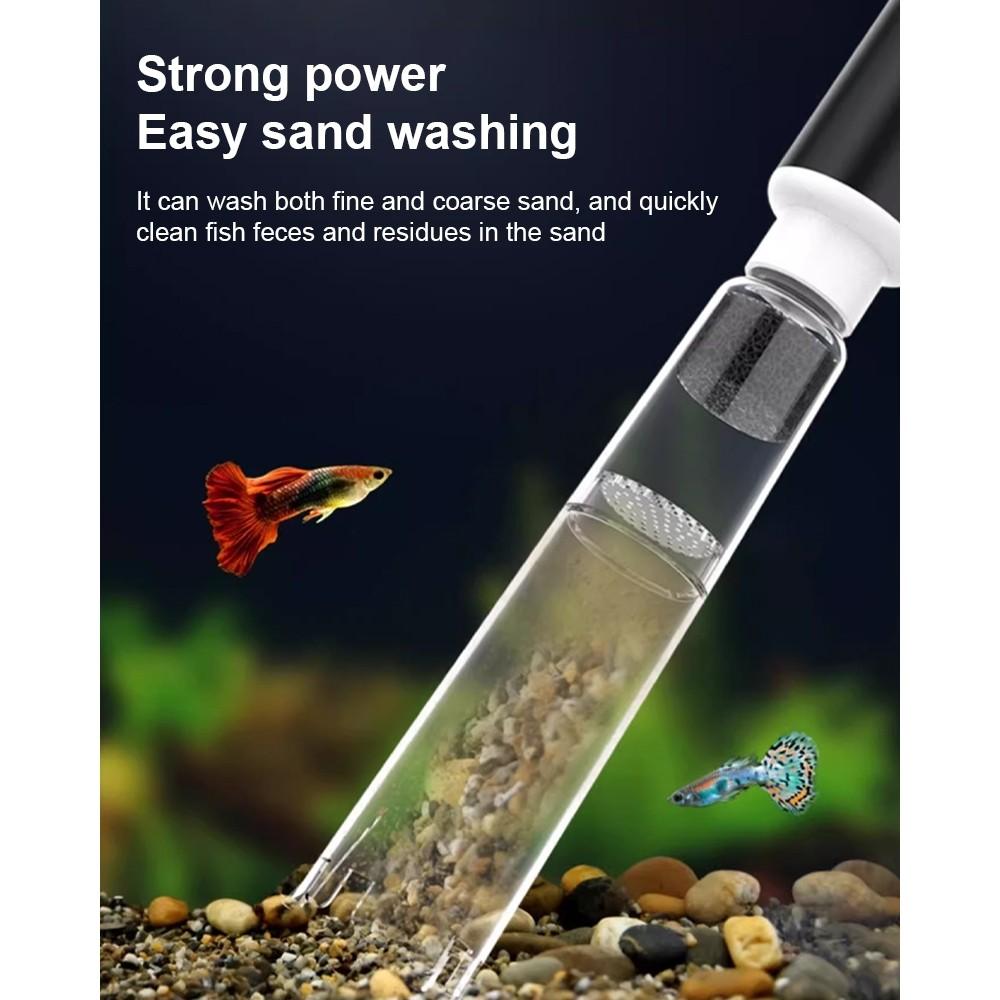 Fish Tank Water Changer Electric Sand-washing Toilet Absorber Cleaning Handy Tool Fish Tank Water Sucking Device Pump