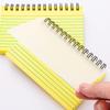 WTEMPO Small Spiral Pocket Notebooks Memo Pads for Home Office School Tearable Horizontal Line Notepads 5 Colored Notebooks 50 Sheets Per Notebook