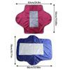 Funda de tela Oxford para la cabeza de la motocicleta, impermeable, para la lluvia, para el panel de la motocicleta, antipolvo, protector solar, accesorios universales para motocicleta