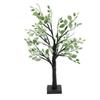 Simulation Green Leaves White Birch Tree Lamp Luminous Decoration Tree  Home Decoration