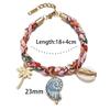 Ocean Marine Life Necklace With Colorful Shell Flower Pendant For Women And Men