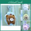 Cute Plush Bunny Keychain Adorable Stuffed Animal Character Accessory For Girls