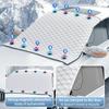 For Fiat 500 Panda Ducato 500L 600 Lancia Grande Punto Cronos  Magnetic Car Front Windshield Anti-Snow Shield Sunshade Cover