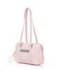 Nick&Nicole Crystal Leather Mini Boston Bag_Pink