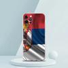 Soft TPU Transparent Phone Case Cover for iPhone 16 15 14 13 12 11 Pro Max XR 8 7 Plus XR Shockproof Shell Serbia Flag Pattern