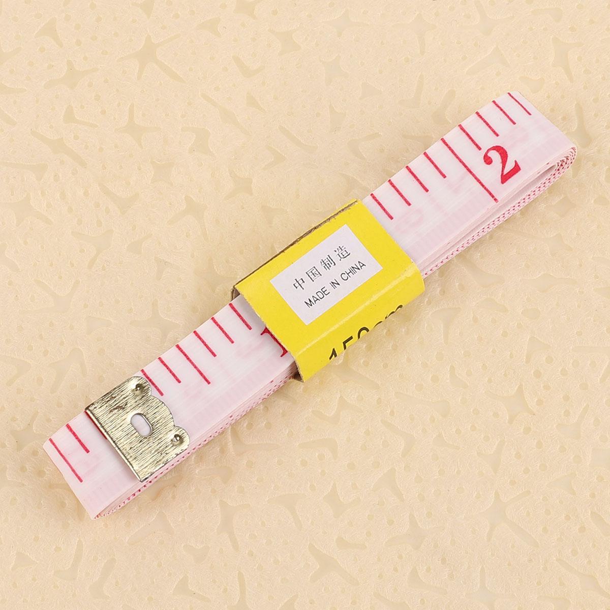 

Высококачественная рулетка из мягкой кожи, рулетка, линейка для одежды, линейка из нержавеющей стали, тканевая измерительная линейка 1.3cmX1.5m 1pc