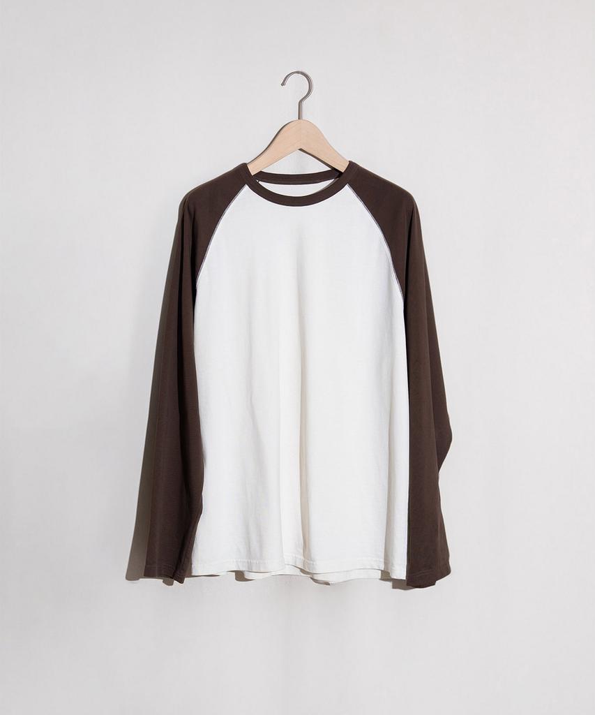 Seoseutein Standard Raglan T-Shirt Cream/Brown