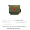Bolsa Transversal de Lona Militar Vintage Cavalo de Ferro