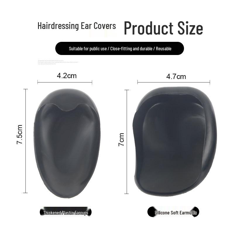 10 Pairs Silicone Ear Covers for Hair Dyeing and Deep Conditioning