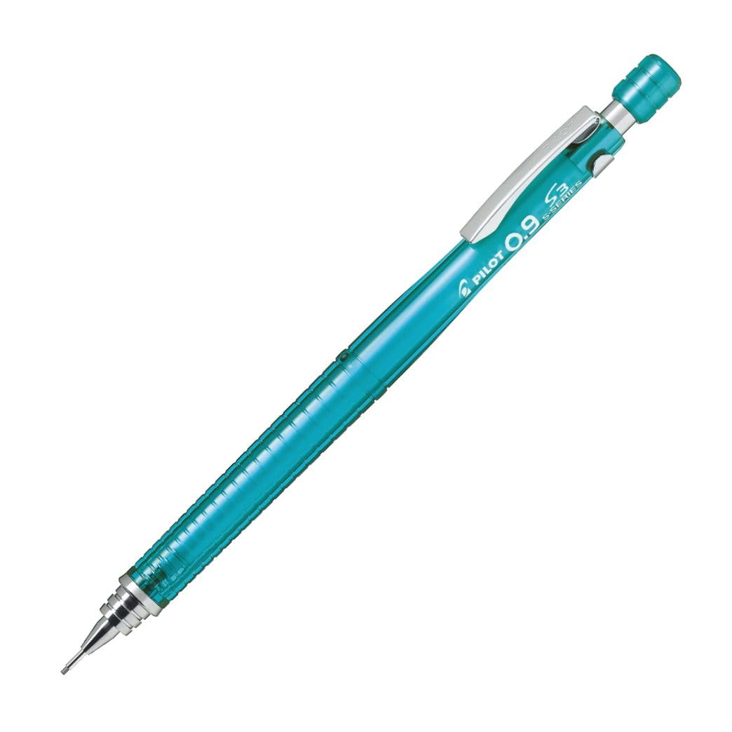 

Pilot S3 Mechanical Transparent 10 HPS300R10TG9 Pencil, 0.9mm, Green, Pens,
