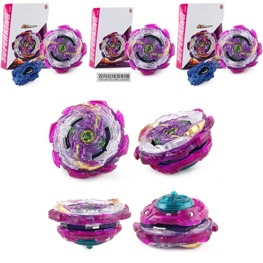 Premium Alloy B-177d Battle Spinning Top Toy Set With Dual Launcher For Endless Fun