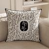 Modern Minimalist Decoration French Cream Style Sofa Pillow Living Room Cushion Black and White High-end Pillow Cover