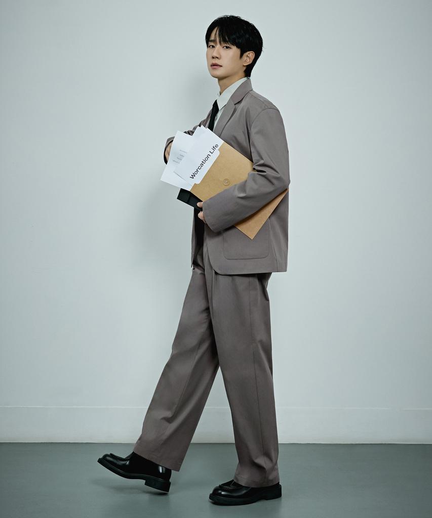 MINDBRIDGE Wide One-Pleat Adjust Pants