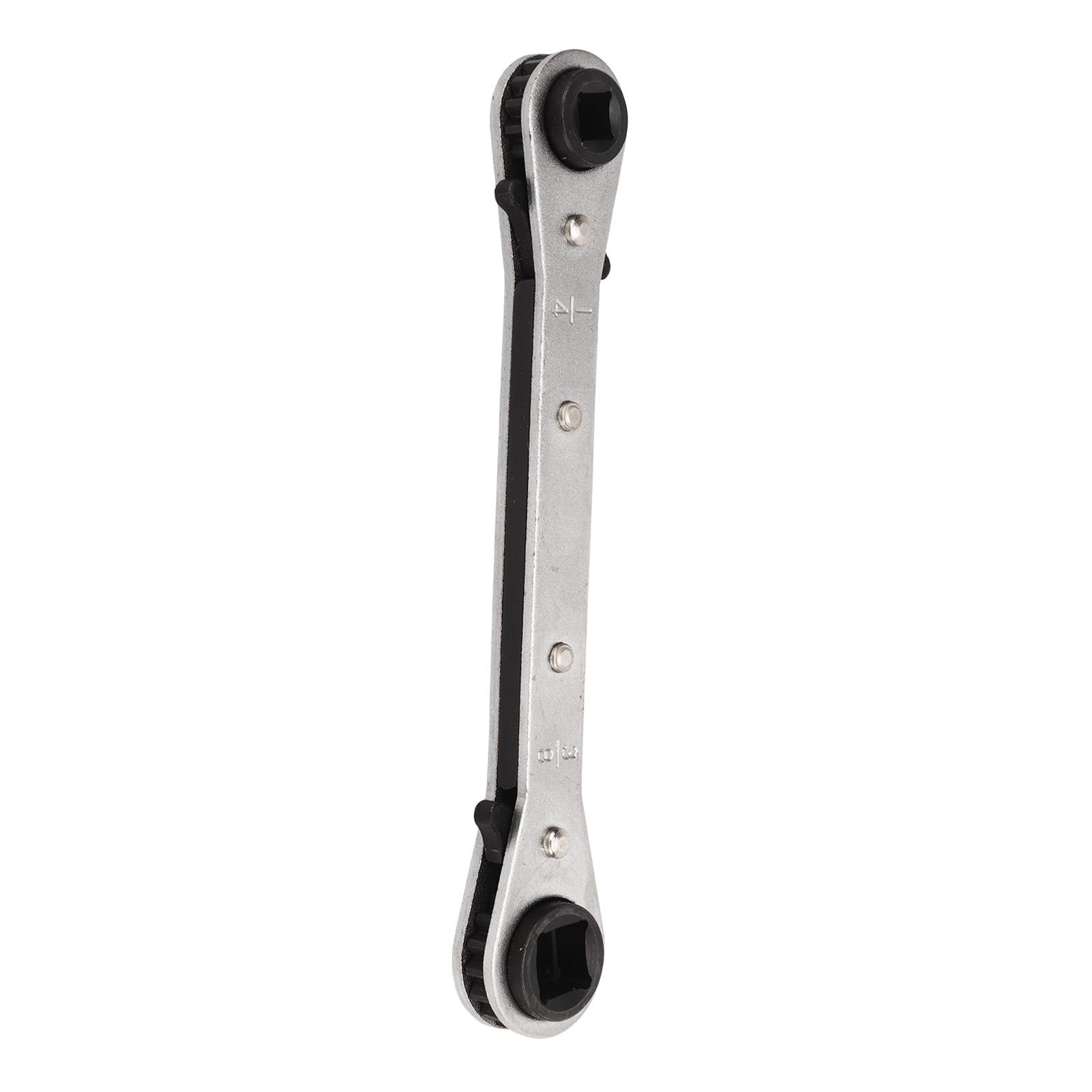 

Ratcheting Service Wrench Refrigeration Reliable Wratchet Spanner Tool for Air Conditioning Repair