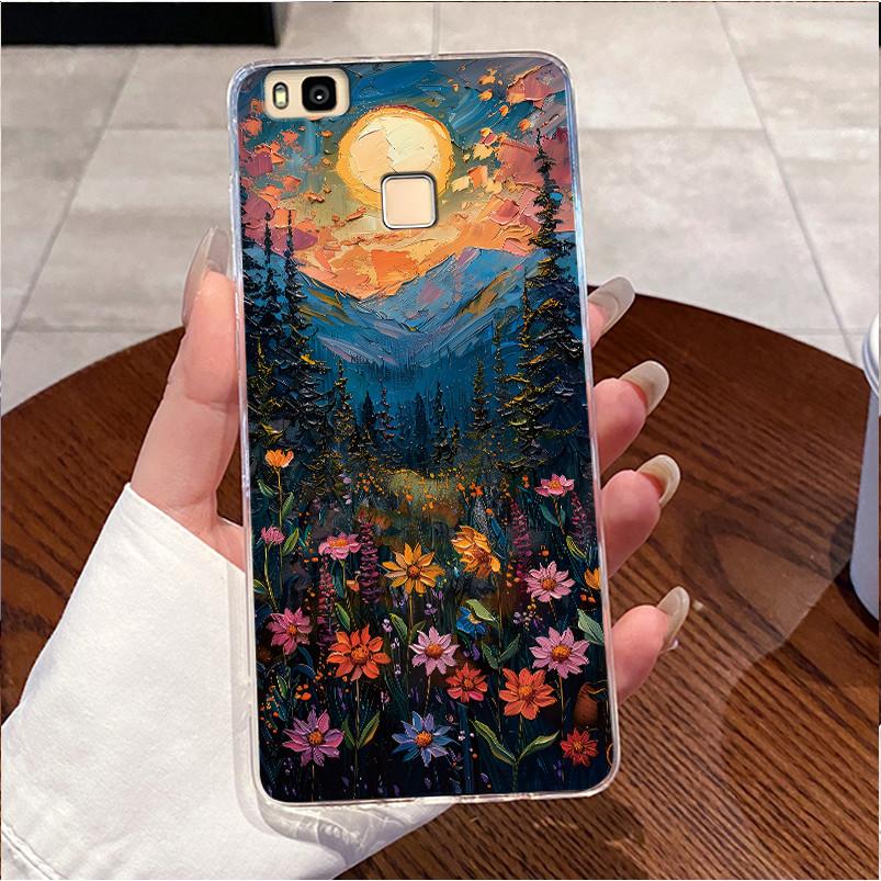 Soft Case For Huawei P9 Lite 2016 Back Cover Cute Love Rabbit Clear TPU Casing for Huawei P9Lite VNS-L31 VNS-L21 Bumper 5.2 inch