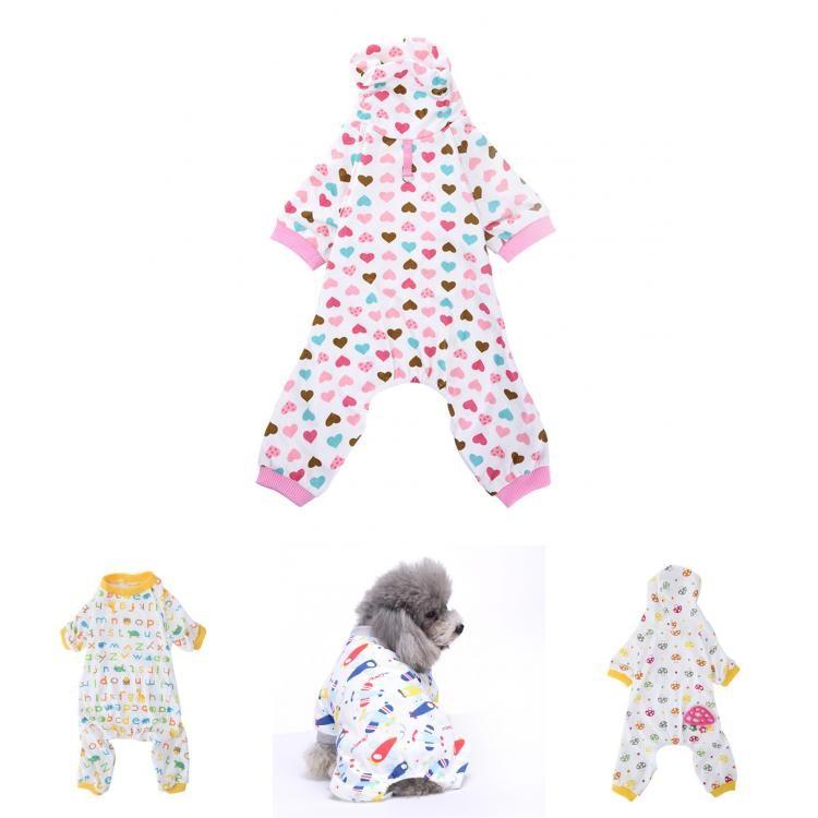 Premium Quality Pyjamas For Petit Chien And Chiot Featuring Cozy Cotton Material