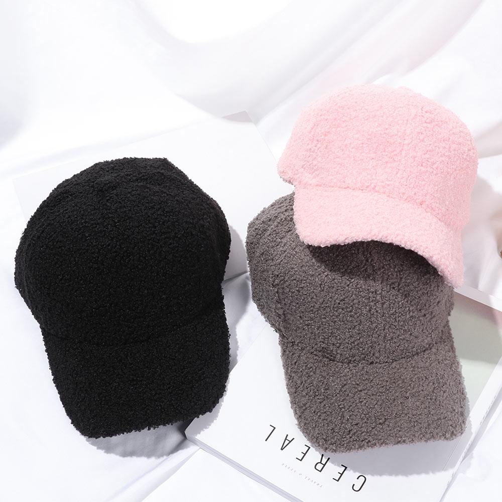 Women Men Street Sports Wool Baseball Cap Hip Hop Cap Peaked Hat