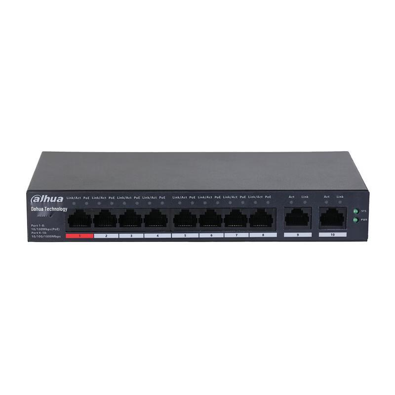 Dahua DH-S1800C-4ET2GT-60 Layer 2 Cloud Managed PoE Switch CN Plug (adapter Included)