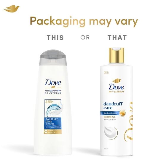 DOVE Dandruff Care Shampoo for Dry, Itchy & Flaky Scalp - 180ml | Enriched with Bio-Protein Care and Salicylic Acid | For Men & Women