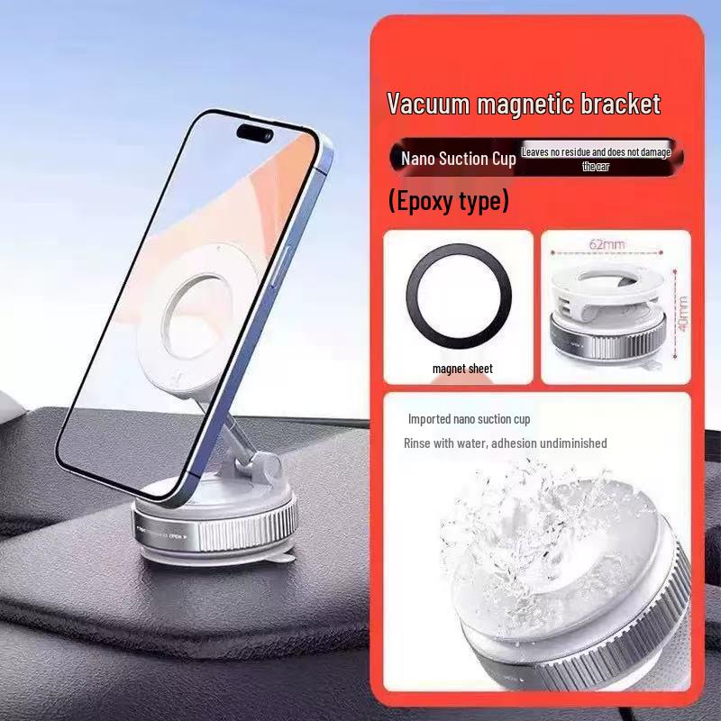 2026 Rotatable Magnetic Wireless Charging Phone Holder & Car Mount