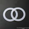 Rubber Flat Washer Gasket, 55MM OD, 42MM ID, 2-Inch Drain Pipe Silicone Seal Ring.