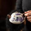 Hydrangea Blossom Shi Piao Ceramic Tea Set: Color-Changing Teapot & Teacups