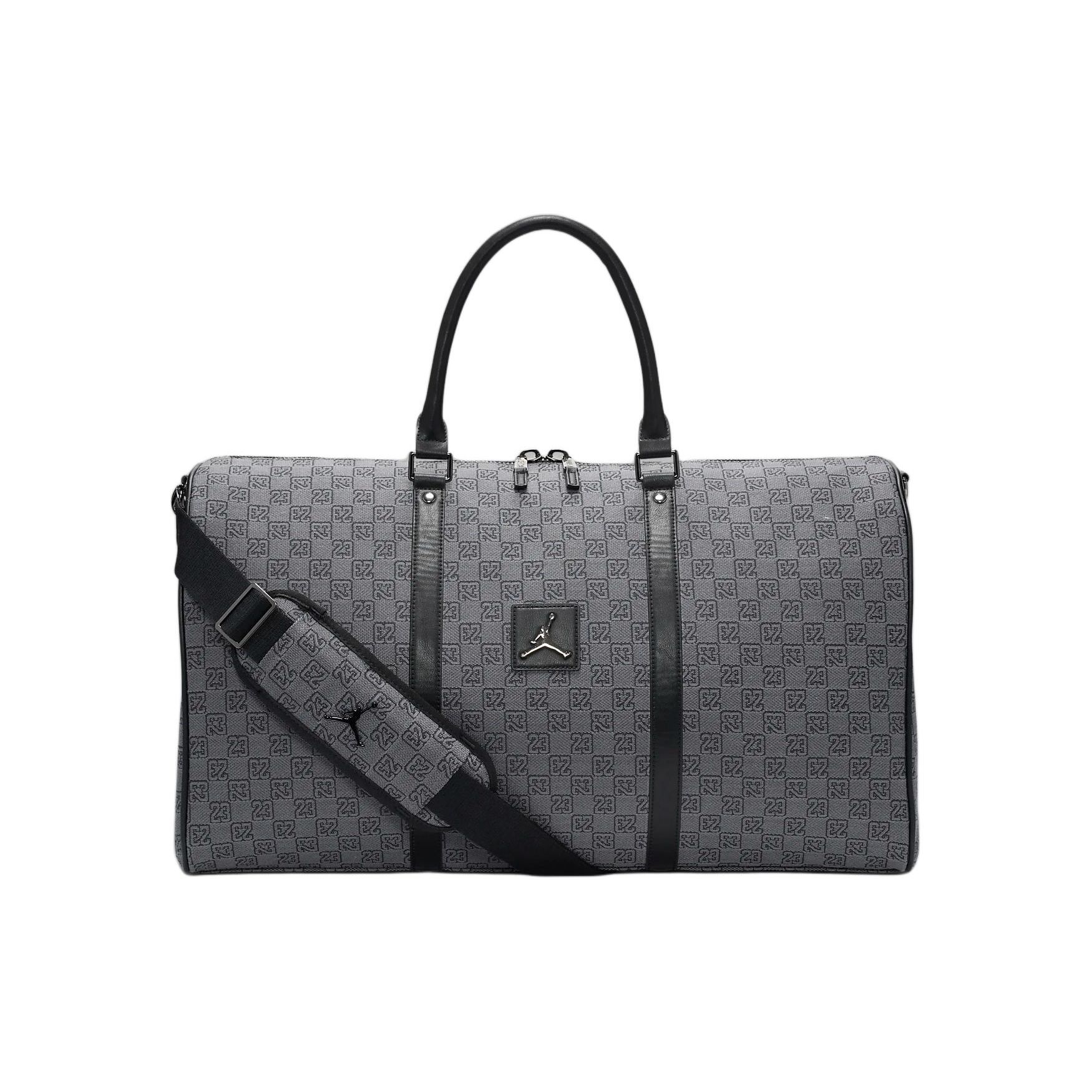 Jordan Classic Large Capacity Zipper Closure Polyester Handheld Shoulder Travel Bag Unisex Bags Dark-Smoke-Gray HF1867-070 Dark Smoke Gray