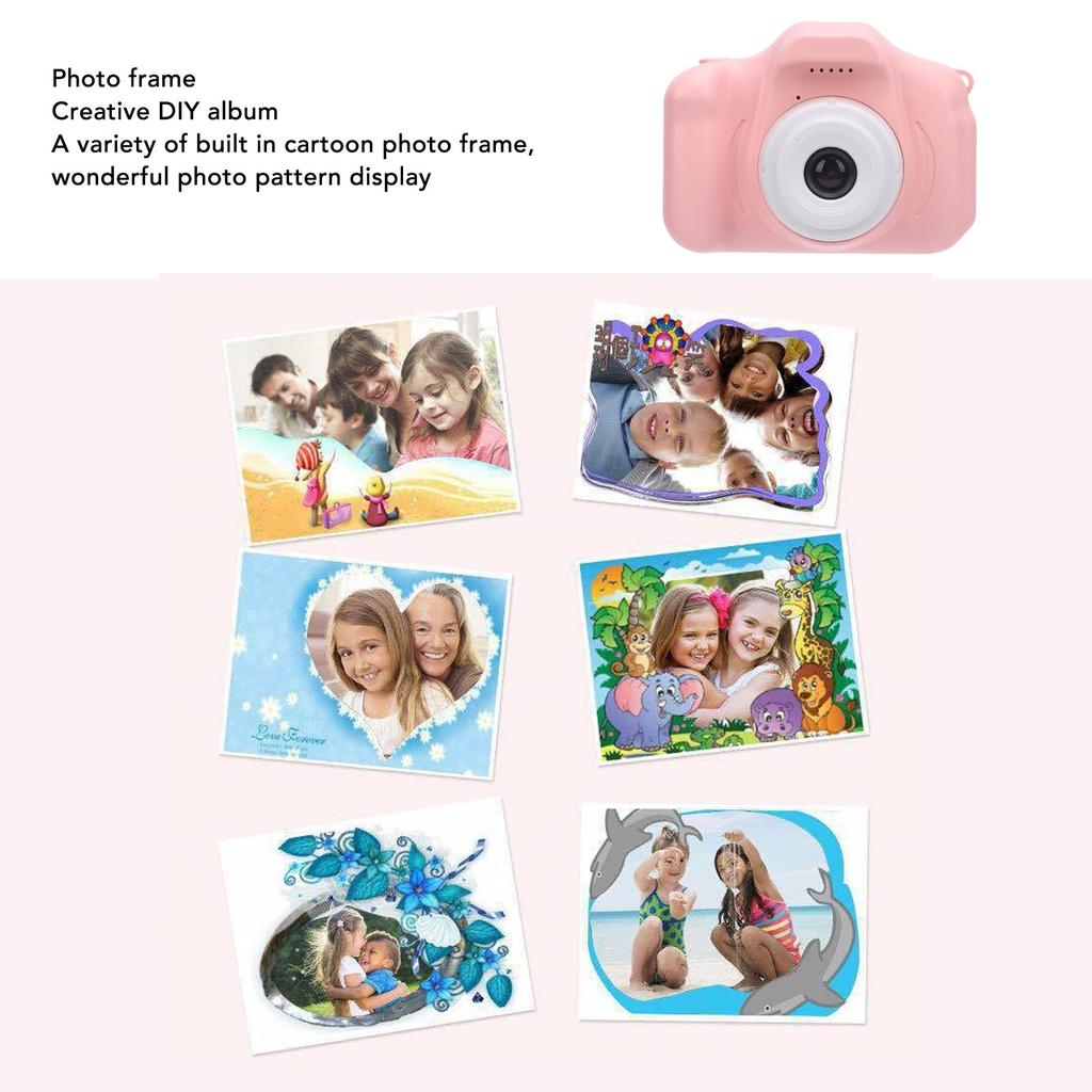 Digital Camera 1080P 48MP Timed Loop Recording 8X Optical Zoom Portable Camera with Filters Game Music for Daily Use Travel Roseate