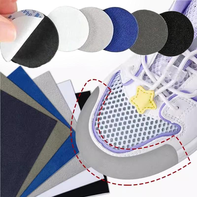 6pcs/set Heel Wear Repair Shoe Patch Stickers Unisex Anti-Wear Heel Foot Care Tools Foot Care Pad Inserts Sneakers Protector